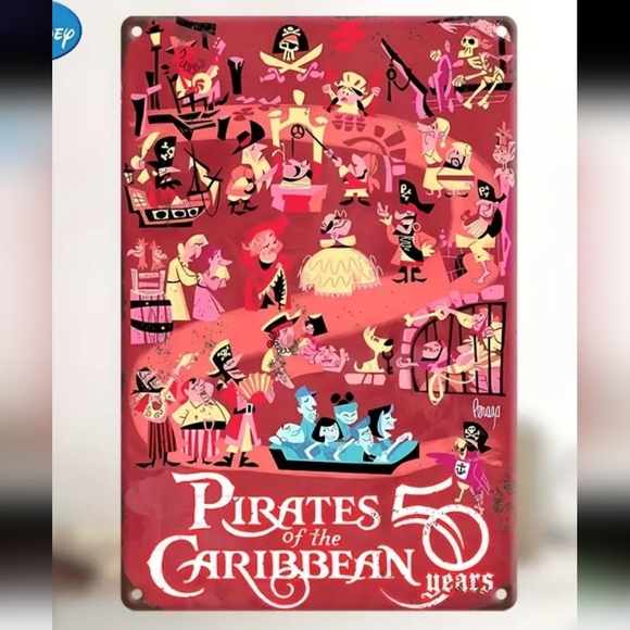 New metal Pirates of the Caribbean sign - Picture 1 of 2
